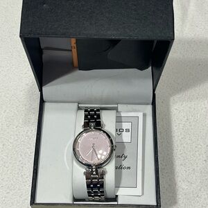 Akribos XXIV Silver and Pink Women's Watch